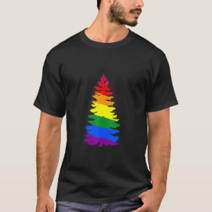 Camiseta Feliz Navidad Lgbt Community Xmas Tree Gay