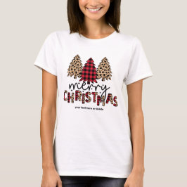 Camiseta Feliz Navidad, lindo personalizado