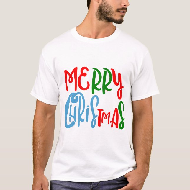 Camiseta Feliz Navidad - lindo regalo (Anverso)