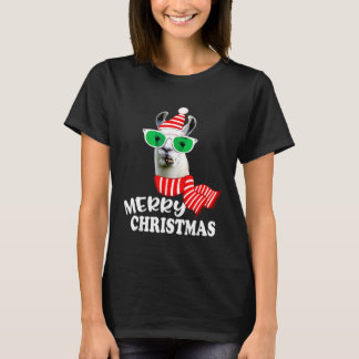 Camiseta Feliz Navidad Llama de Navidad