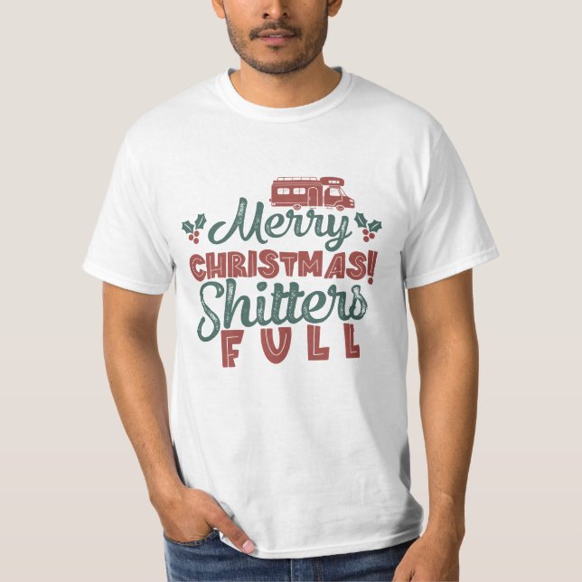 Camiseta Feliz Navidad llenas - Vacaciones (Anverso)