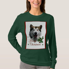 Camiseta Feliz Navidad Malamute de Alaskan