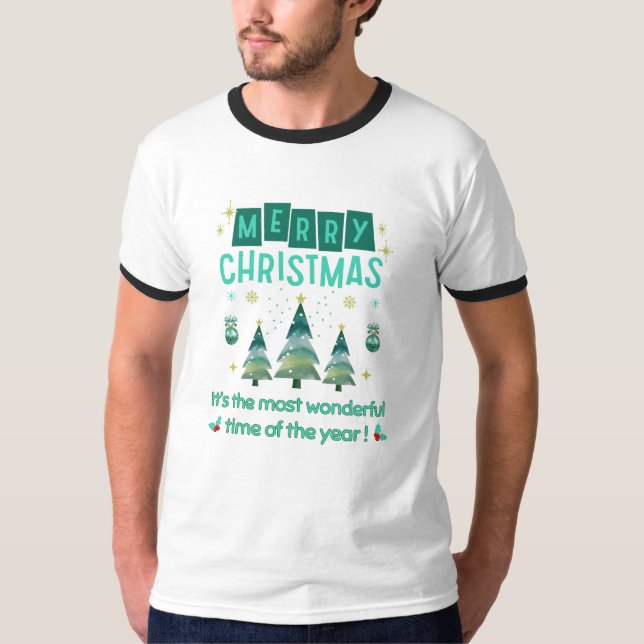 Camiseta Feliz Navidad - Maravilloso momento del año T-Shi (Anverso)