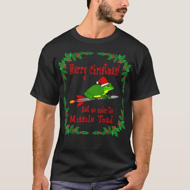 Camiseta Feliz Navidad Me Encuentro Bajo El Pol De Los Misi (Anverso)