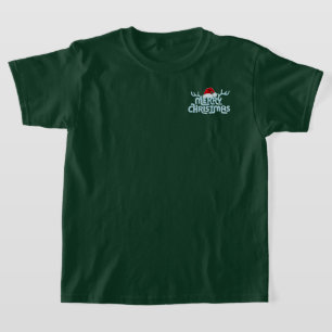 Camiseta Feliz Navidad Moderno regalo de moda para la famil