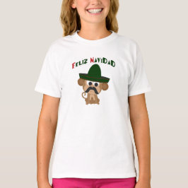 Camiseta ¡Feliz Navidad! Mono lindo