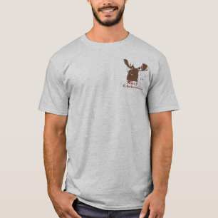 Camiseta Feliz Navidad Moose