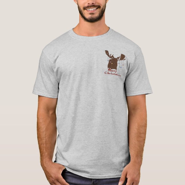 Camiseta Feliz Navidad Moose (Anverso)