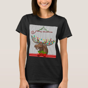 Camiseta Feliz Navidad Moose