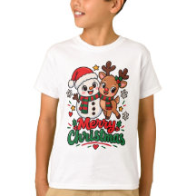 Feliz Navidad Muñeco de Nieve Reno Fiesta