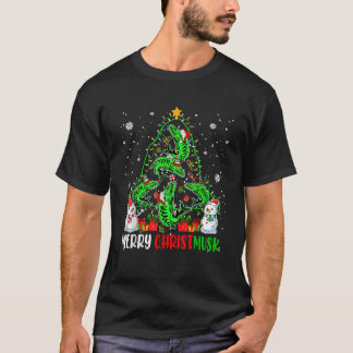 Camiseta Feliz Navidad Musky Funny Santa Musky Pescados Com