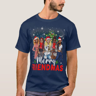 Camiseta Feliz Navidad Navidad Afro Africano Negro Orgullo 