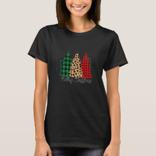 Camiseta Feliz Navidad Navidad Familia de árboles coinciden