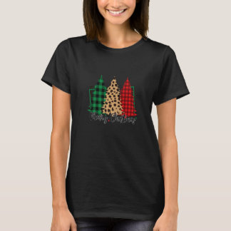 Camiseta Feliz Navidad Navidad Familia de árboles coinciden