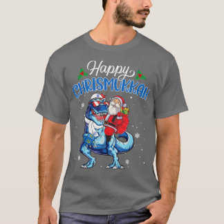 Camiseta Feliz Navidad, Navidad Judía, Hanukkah y Re Dinos