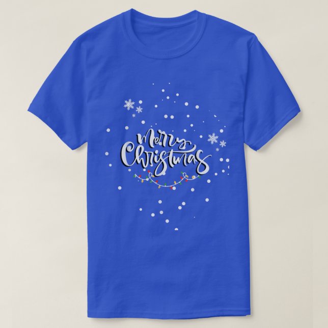 Camiseta Feliz Navidad navidad navidad nieve Navidad Santa  (Diseño del anverso)