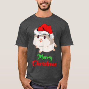 Camiseta Feliz Navidad Navidad Navidad Santa Hat Custer Ham