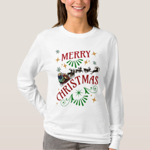 Camiseta Feliz Navidad Navidad Santa T-Shirt