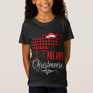 Camiseta Feliz Navidad Navidades familiares Pajamas Moose