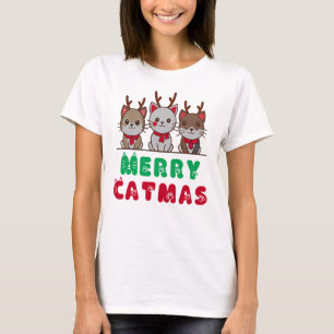 Camiseta Feliz Navidad, Navidades Meowy