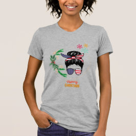 Camiseta Feliz navidad norteamericana