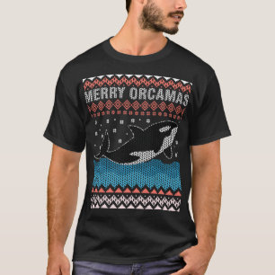Camiseta Feliz Navidad Orca Ballenas feas Navidades como ni