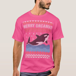 Camiseta Feliz Navidad Orca Ballenas feas Navidades como ni