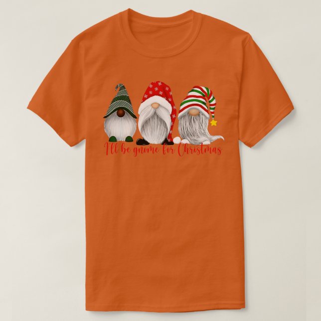 Camiseta Feliz Navidad Pajamas Gnome Familia Navidades (Diseño del anverso)