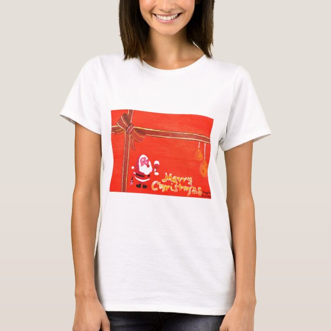 Camiseta Feliz Navidad Papá Noel (Anverso)