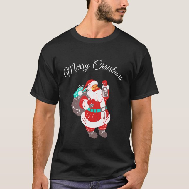 Camiseta Feliz Navidad Papá Noel (Anverso)