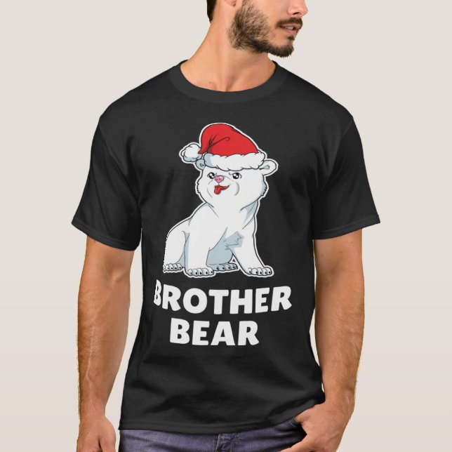Camiseta Feliz Navidad Papá Noel Hermano Oso Polar Ani (Anverso)