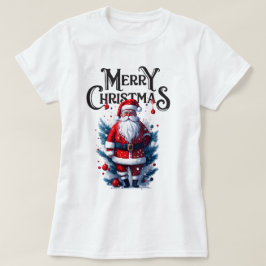 Camiseta Feliz Navidad Papá Noel Pajama