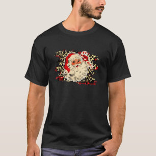 Camiseta Feliz Navidad Papá Noel Sonriente Navidad Candy pu