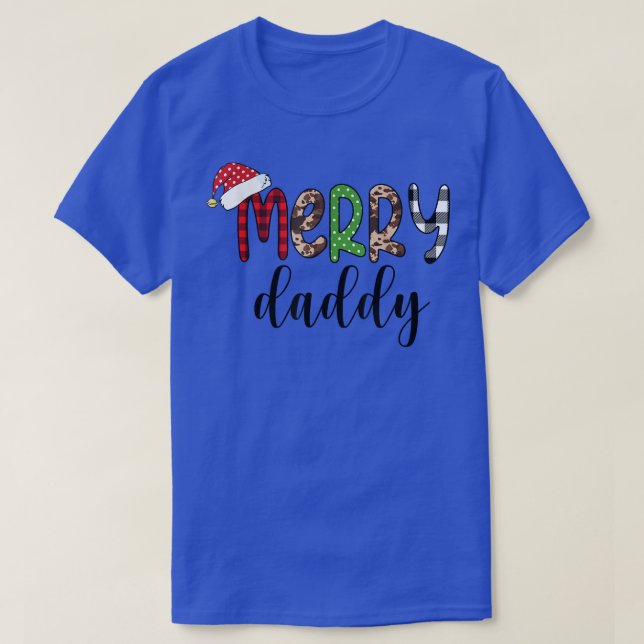 Camiseta Feliz navidad papá papá papá papá Navidad Mamáes d (Diseño del anverso)