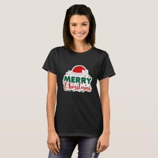 Camiseta feliz navidad para mujer