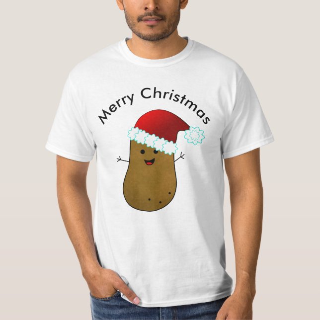 Camiseta Feliz Navidad Patata (Anverso)