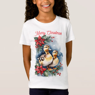 Camiseta Feliz Navidad Patitos Borrosos Bebés