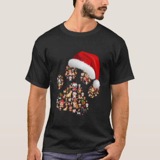 Camiseta Feliz Navidad Perros Paws Luce Santa Sat Puppy X