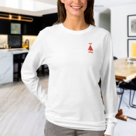 Camiseta Feliz Navidad Personalizado Red Plaid T-Shirt