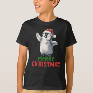 Camiseta Feliz Navidad, Pingüino Dabbing