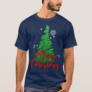 Camiseta Feliz Navidad Pinos Árboles de Navidad Navidad Nav