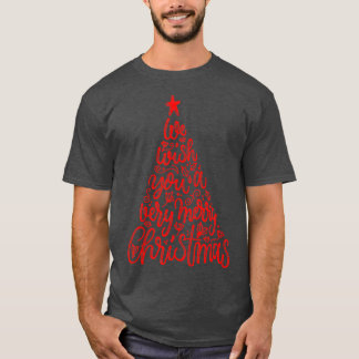 Camiseta Feliz Navidad Pinos Árboles de Navidad Navidad Nav