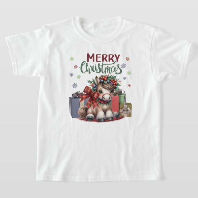Camiseta Feliz Navidad Pony (Distribución)