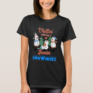 Camiseta Feliz Navidad Profesor Relajandome con mi Junior S