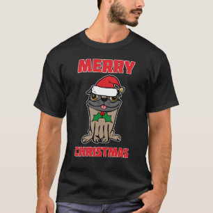 Camiseta Feliz Navidad Pug