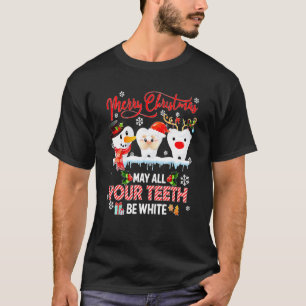 Camiseta Feliz Navidad Que Todos Tus Dientes Sean Dentales 