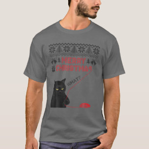 Camiseta ¿Feliz Navidad qué? Ug: Navidades robados de gat