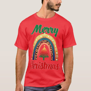Camiseta Feliz Navidad Rainbow Funny Women Profession Lov
