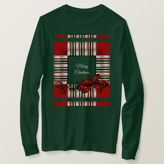 Camiseta Feliz Navidad Red Green Plough (Anverso del diseño)
