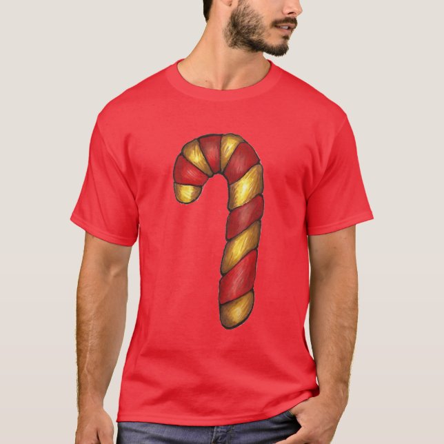 Camiseta Feliz Navidad Red Peppermining Candy Cane Cookie (Anverso)